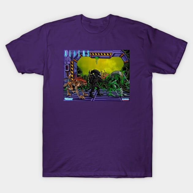 Aliens Kenner Retro figures T-Shirt by Ale_jediknigth